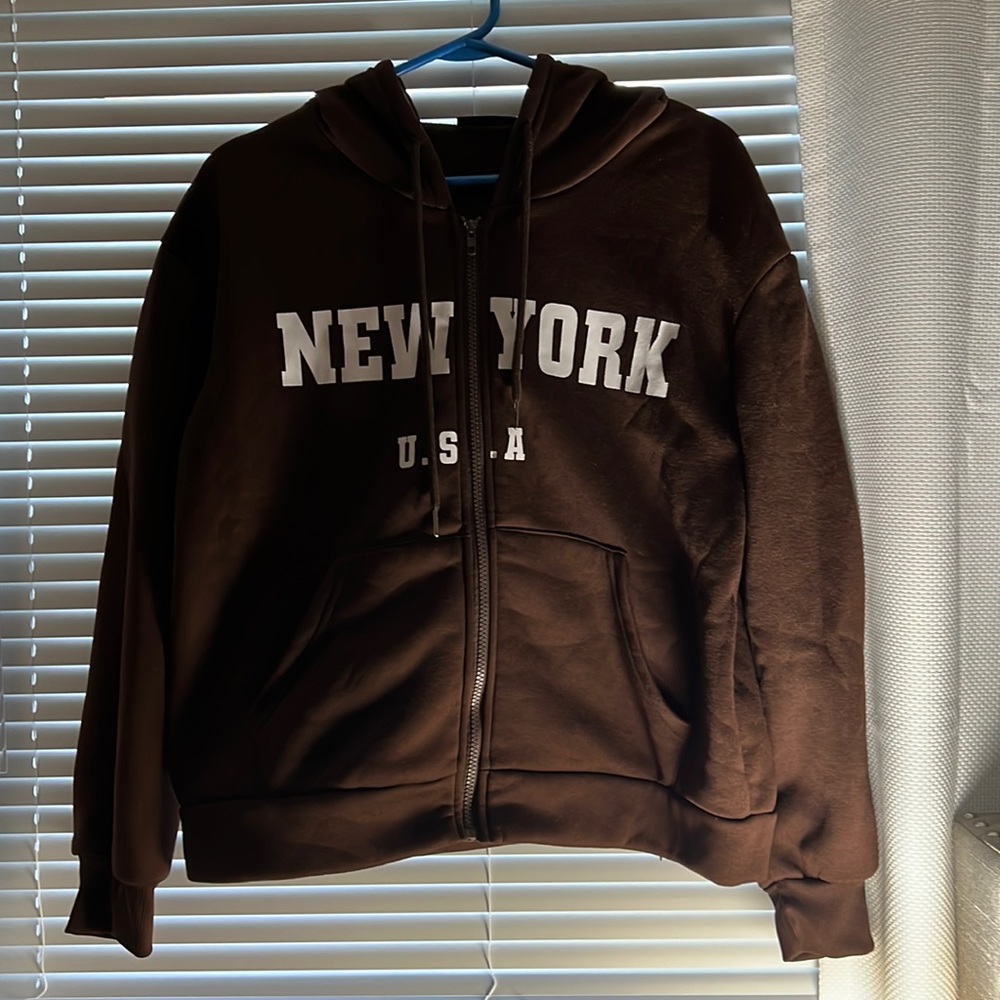 SHEIN Zip-Up Sweatshirt